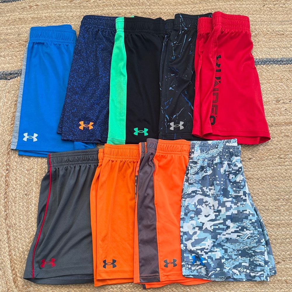 Under Armour Boys Shorts Size 6 Bundle